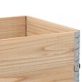 Paretali per Pallet 3 pz 80x60 cm in Legno Massello di Pino