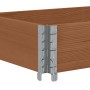 Paretali per Pallet 3pz Marroni 150x50cm Legno Massello di Pino