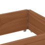 Paretali per Pallet 3pz Marroni 150x50cm Legno Massello di Pino