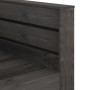 Set Salotto da Giardino 6 pz in Legno di Pino Impregnato Grigio