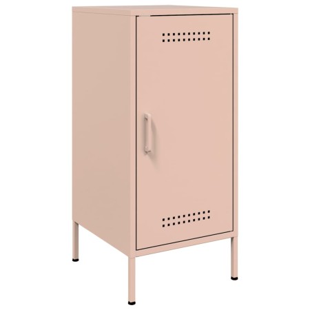 Credenza Rosa 36x39x79 cm in Acciaio Laminato a Freddo