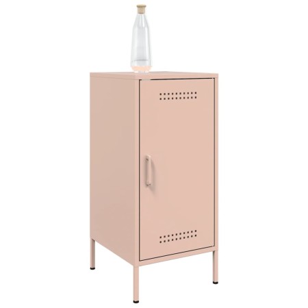 Credenza Rosa 36x39x79 cm in Acciaio Laminato a Freddo