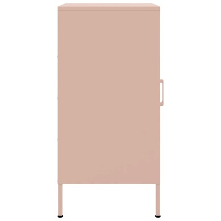 Credenza Rosa 36x39x79 cm in Acciaio Laminato a Freddo