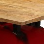 Tavolino Bar Trattore Rosso e Marrone 55x120x107 cm Legno Mango