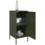 Credenze 2pz Verde Oliva 36x39x79 cm Acciaio Laminato a Freddo