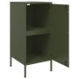 Credenze 2pz Verde Oliva 36x39x79 cm Acciaio Laminato a Freddo