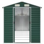Capanno da Giardino Verde 191x725x198 cm in Acciaio Zincato