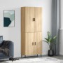 Credenza Rovere Sonoma 69,5x34x180 cm in Legno Multistrato