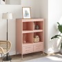 Credenza Rosa 68x39x101,5 cm in Acciaio Laminato a Freddo