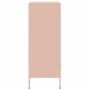 Credenza Rosa 68x39x101,5 cm in Acciaio Laminato a Freddo