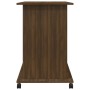 Scrivania Computer Rovere Marrone 80x50x75 cm Legno Multistrato