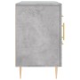 Credenza Grigio Cemento 100x36x60 cm in Legno Multistrato