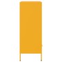 Credenza Giallo Senape 68x39x101,5 cm Acciaio Laminato Freddo