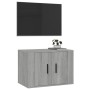 Mobile Porta TV a Parete Grigio Sonoma 57x34,5x40 cm