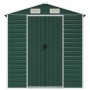 Capanno da Giardino Verde 191x385x198 cm in Acciaio Zincato