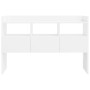 Credenza Bianco Lucido 105x30x70 cm in Legno Multistrato