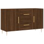 Credenza Rovere Marrone 100x36x60 cm in Legno Multistrato