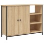 Credenza Rovere Sonoma 100x33x75 cm in Legno Multistrato