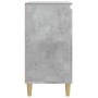 Comodini 2 pz Grigio Cemento 40x35x70 cm in Legno Multistrato