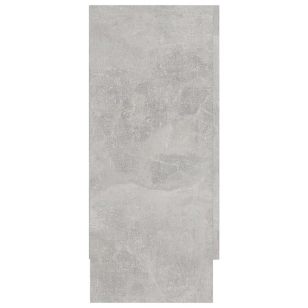 Credenza Grigio Cemento 120x30,5x70 cm in Legno Multistrato