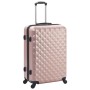 Set Trolley a Custodia Rigida 3 pz Oro Rosa in ABS