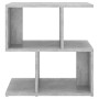 Comodini 2pz Grigio Cemento 50x30x51,5 cm in Legno Multistrato