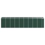 Capanno da Giardino Verde 191x810x198 cm in Acciaio Zincato