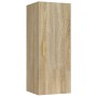 Armadietto a Muro Rovere Sonoma 34,5x34x90 cm Legno Multistrato