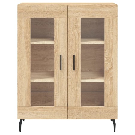 Credenza Rovere Sonoma 69,5x34x180 cm in Legno Multistrato