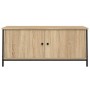 Mobile TV con Ante Rovere Sonoma 102x35x45 cm Legno Multistrato