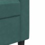 Set di Divani 3 pz con Cuscini Verde scuro in Velluto