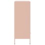 Credenza Rosa 68x39x101,5 cm in Acciaio Laminato a Freddo