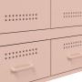 Credenza Rosa 68x39x101,5 cm in Acciaio Laminato a Freddo