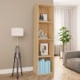 Libreria/Mobile TV Rovere Sonoma 36x30x143 cm Legno Multistrato