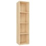 Libreria/Mobile TV Rovere Sonoma 36x30x143 cm Legno Multistrato