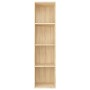 Libreria/Mobile TV Rovere Sonoma 36x30x143 cm Legno Multistrato