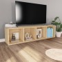 Libreria/Mobile TV Rovere Sonoma 36x30x143 cm Legno Multistrato