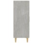 Credenza Grigio Cemento 70x34x90 cm in Legno Multistrato