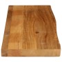 Piano Tavolo Bordi Vivi 120x40x3,8cm in Legno Massello di Mango