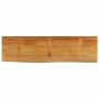 Piano Tavolo Bordi Vivi 120x40x3,8cm in Legno Massello di Mango