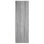 Armadietto Bagno Grigio Sonoma 30x30x95 cm in Legno Multistrato
