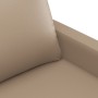 Set di Divani 4 pz con Cuscini cappuccino in Similpelle