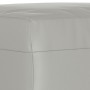 Set Divani 3 pz con Cuscini Grigio Chiaro in Tessuto Microfibra
