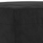 Set di Divani 3 pz con Cuscini Nero in Velluto