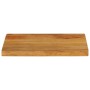 Piano Tavolo Bordi Vivi 50x40x3,8 cm in Legno Massello di Mango