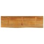 Piano Tavolo Bordi Vivi 100x40x3,8cm in Legno Massello di Mango