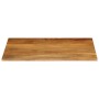 Piano Tavolo Bordi Vivi 110x80x3,8cm in Legno Massello di Mango