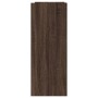 Tavolino Consolle Rovere Marrone 100x35x90 cm Legno Multistrato