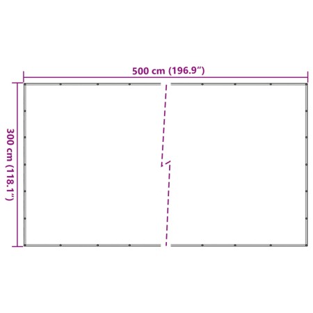 Rete per Rimorchio Verde 3x5 m HDPE