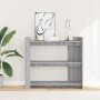 Tavolo Consolle Grigio Sonoma 100x35x90 cm in Legno Multistrato